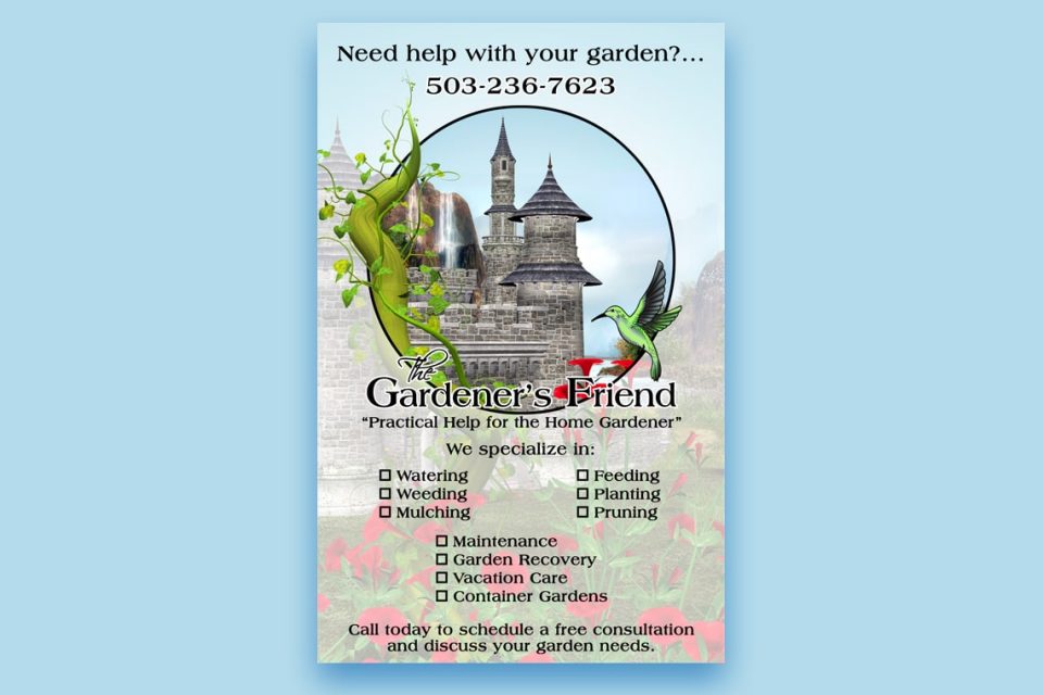 The Gardeners Friend Flyer